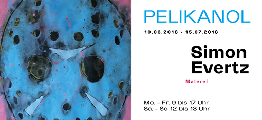 Einladung zur Ausstellung: Pelikan - Malerei Simon Evertz 10.06.-15.07.2018 Kulturforum Alte Post Neuss